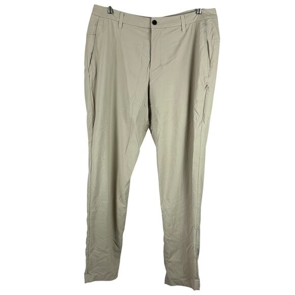 Lululemon Commission Golf Pant Khaki Men's Size 36 x 32 Excellent Used Condition - Picture 1 of 8